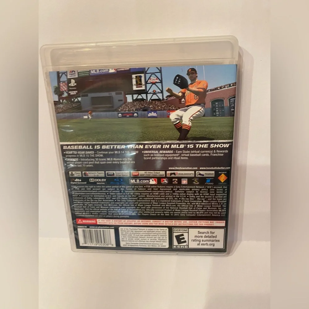 MLB 15 The Show Playstation 3 PS3 Baseball Video Game Disc‎